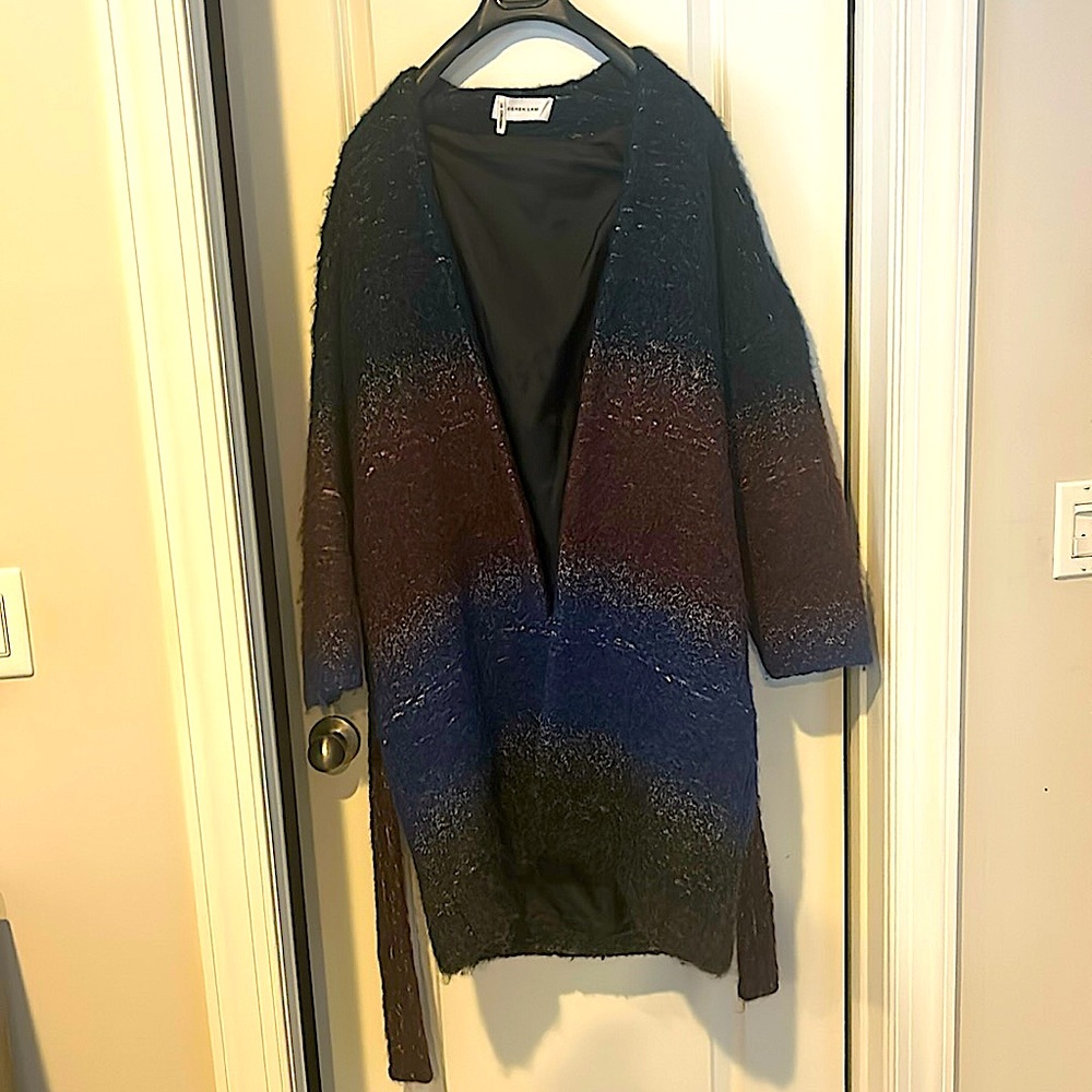 Multi Colored Wrap Winter Coat